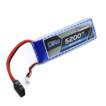 BATERIA DE LIPO 2S 7.4V 5200MAH 30C / 60C AUTO AERO ETC COM PLUG TRAXXAS LB5200LP2 TRAX